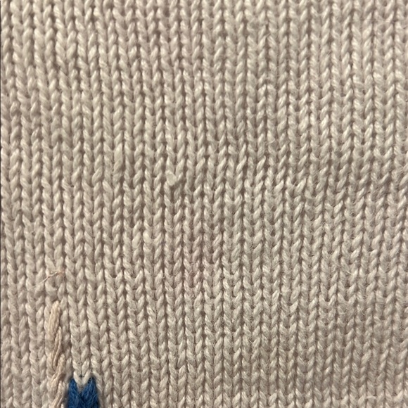 Nautical Themed Sailing Sweater - Cream Size small - Picture 8 of 8